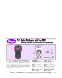 Thumbnail of document Data Sheet - MM-2 Digital Multimeter with True RMS